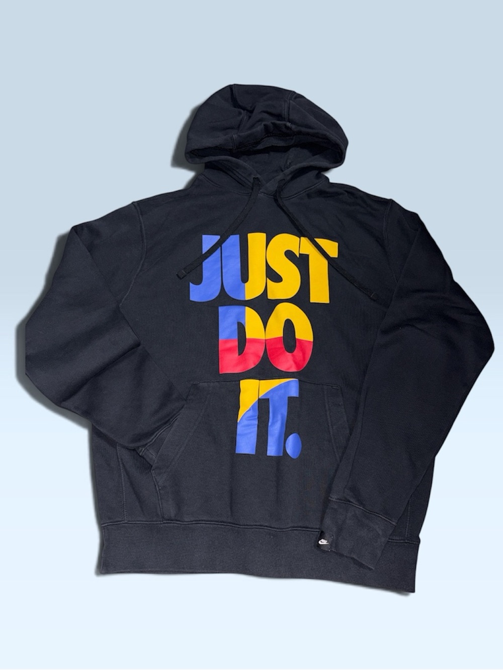 Men’s Nike Just Do It black hoodie size medium.